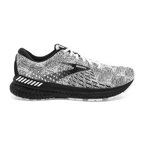 Brooks Adrenaline GTS 21 Womens Road Running Shoes White/Grey/Black | USA-DPX681597